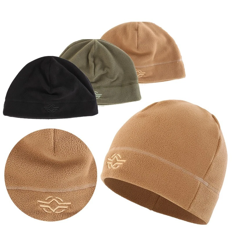 Tactical Beanie Hat Polar Fleece Watch Cap Camo Hunting Shooting Sniper Headwear - Image 2 of 4