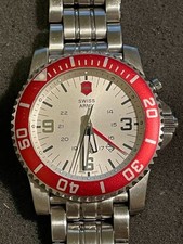 Victorinox Swiss Army Classic GS Maverick Chronograph - Red Bezel - New Battery