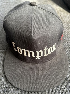 Compton Snapback Cap Schwarz Einheitsgröße Vintage Mütze Kappe