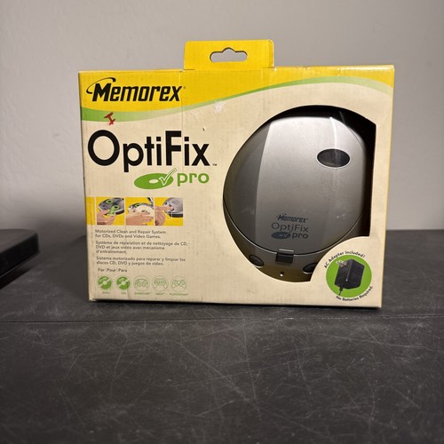 Memorex OptiFix Pro Motorized CD DVD Video Game Cleaning & Repair System