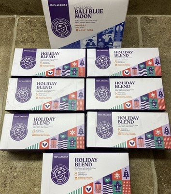 80 PODS Coffee Bean & Tea Leaf Holiday Blend & Bali Blue Moon Coffee Nespresso
