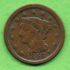 Photo of a 1848-P Large Cent from an eBay listing that sold on Jul 20, 2026