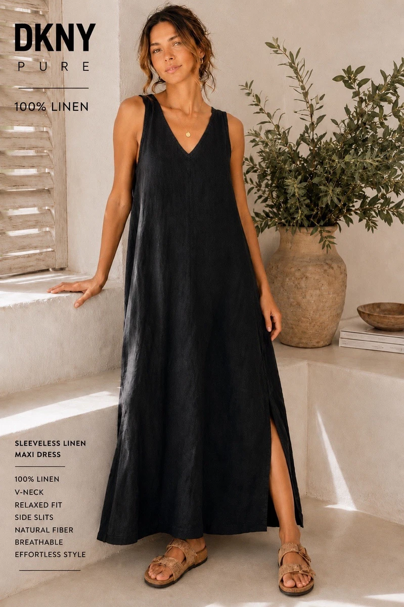 boat neck maxi dress Women's Black Modern Crepe Ruched Boat