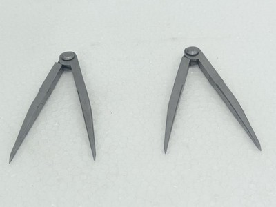 SINWA ENGINEERING DIVIDERS 75 MM STEEL COMPASS POINTS PAIR MADE IN JAPAN 2 PCS