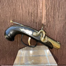 Vintage Pirate Pistol Gun Table Cigarette Lighter Japanese Sold as is