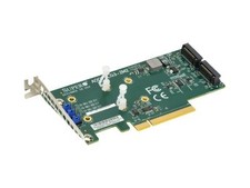 Supermicro AOC-SLG3-2M2 PCIe M.2 Low Profile PCIe 3.0 AOC-SLG3-2M2-O