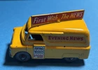 Matchbox Lesney No 42, Bedford Evening News Van, Grey Wheels, 1950's