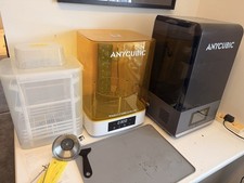 AnyCubic Photon Mono M7 with Wash & Cure Station. Lots of Extras. Excellent Cond