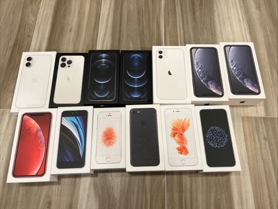 Lot Of 13 OEM Apple iPhone Empty Boxes (No IPhones Included) See Description