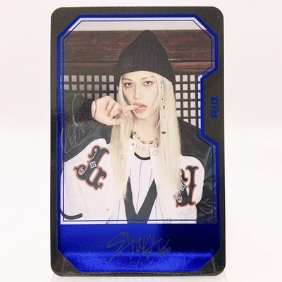 Felix Stray Kids Blue Foil Photocard SKZHOP HIPTAPE HOP SKZ JYP KPOP iDOL Rare