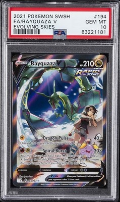 Rayquaza V #194 from Evolving Skies ((2021)) – Pokémon card