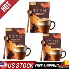 Mushroom Coffee USDA Organic Lions Mane MCT Oil Focus Energy 30 Servings NEW