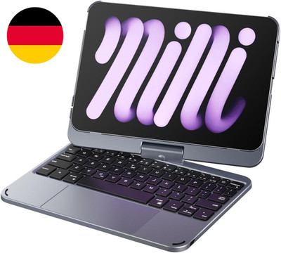 Ipad Mini 7 & Mini 6 Hülle Mit Tastatur 8,3 Zoll 2021/2024   Tastaturhülle Für I