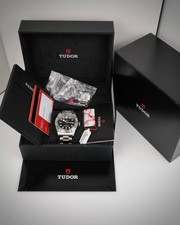 Tudor Heritage Black Bay Steel 79730 Bracelet Black Box Papers Serviced 41mm 7