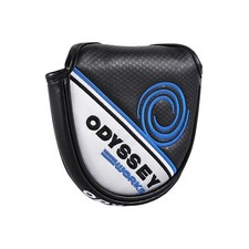 Image of Odyssey Golf Putter Head Covers Club Mallet Protective Magnetic PU Leather Blue