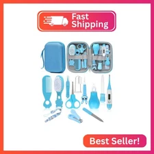 Baby Healthcare and Grooming Kit, Safety Newborn Nursery Baby Care Kit, with Hai
