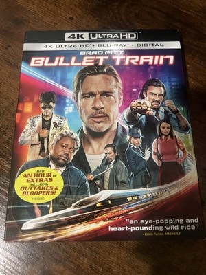 Bullet Train 4K UHD, Blu-ray And Digital With Slipcover 