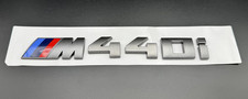 BMW M440i Emblem 440i Aufkleber Heckklappe GRAU 20 x 155mm TOP!