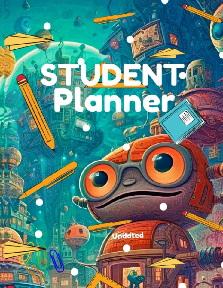 Student Planner Undated: Large Elementary/ Middle School /High or... - Image 1 of 1