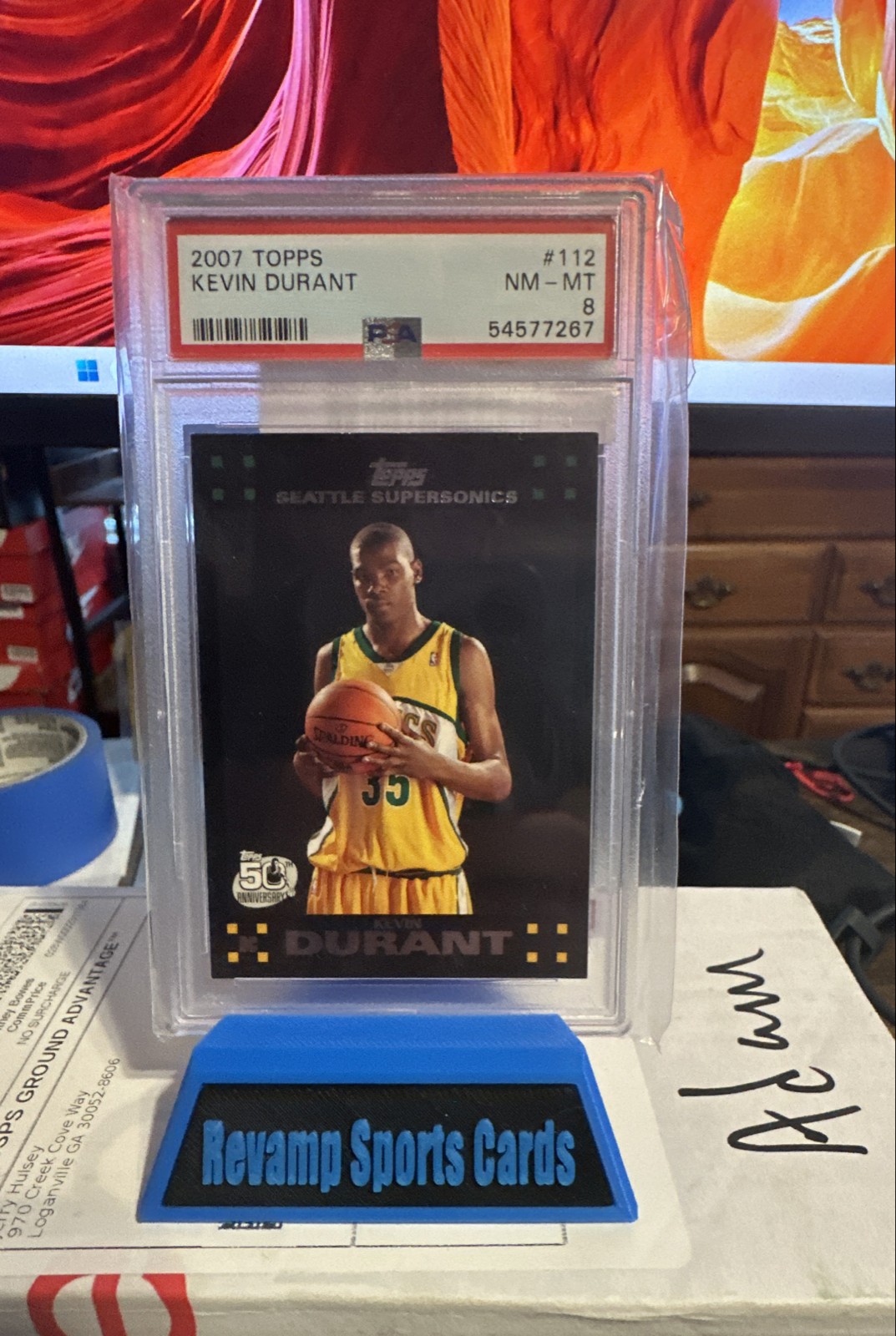 2007-08 Topps - Kevin Durant #112 (RC)