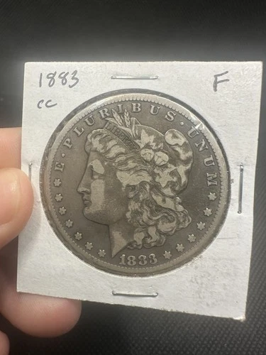 1883 CC Morgan Silver Dollar Key Date Fine