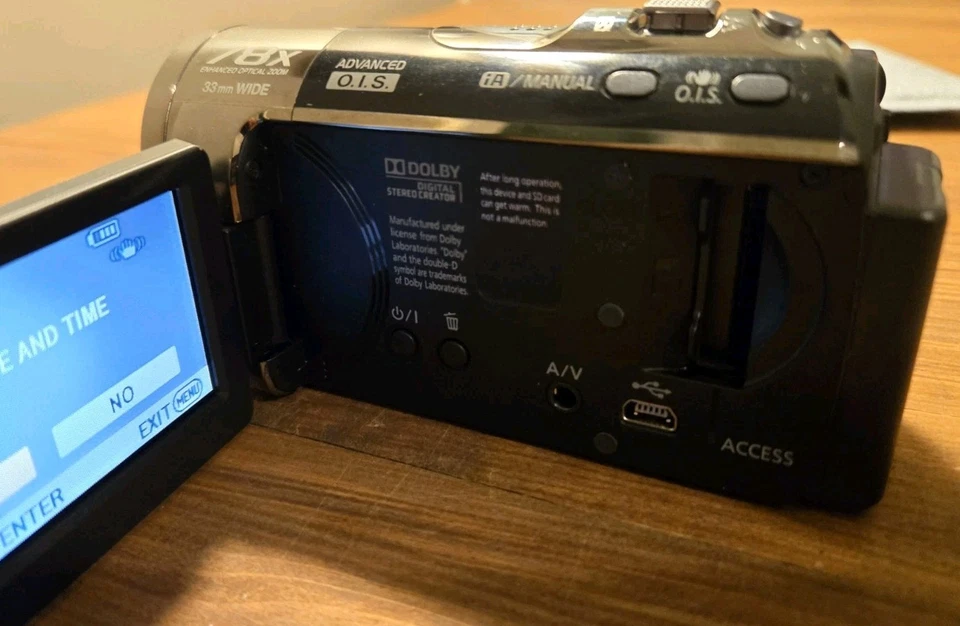 Panasonic SDR-T70P Camcorder 78x Optical Zoom Video Camera Battery *TESTED - Image 3 of 4