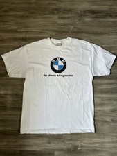 Vintage 90's BMW The Ultimate Driving Machine Center Logo T-Shirt Made USA Large