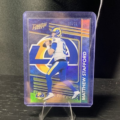 Panini Prestige Matthew Stafford Franchise Favorites Xtra Points #FF-2 13/25