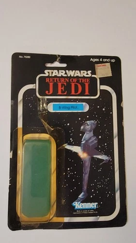 STAR WARS KENNER 1984 B-WING PILOT CARDBACK VINTAGE PRE-OWNED 79 Back Blister