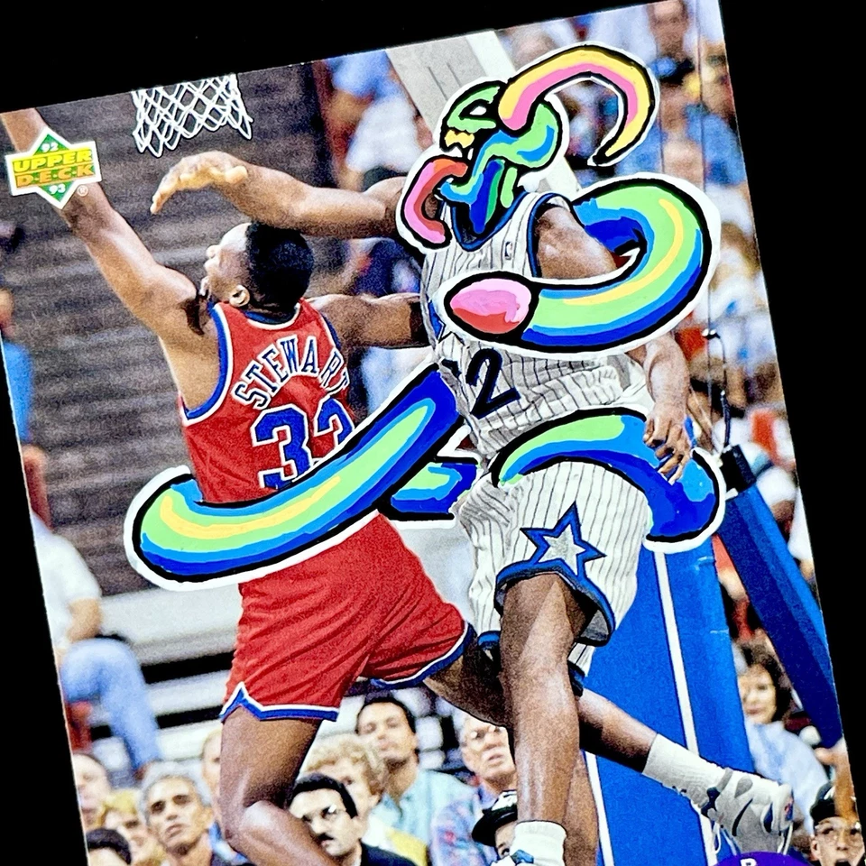 1/1 SHAQUILLE O'NEAL RC 🔥 UD TOP PROSPECTS ROOKIE SSP 🔥 PENINI: ONE OF ONE ART - Image 4 of 4