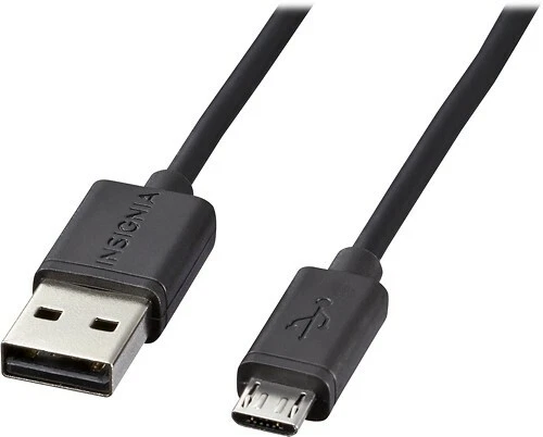 Insignia 4' Micro USB Charge & Sync Cable for Phones Tablets PC Black NS-MCDT2 - Image 3 of 3