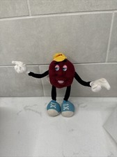 Vtg California Raisins 1988 Applause Bendable Plush Figure