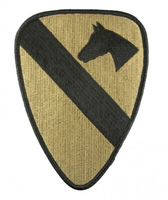 US ARMY 1st Cavalry Division The First Team Ocp Multicam Uniform patch