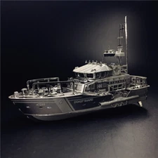 3D Metal kits DIY Puzzle Assembly Model LIFEBOAT 1:100 2 Sheets Stainless