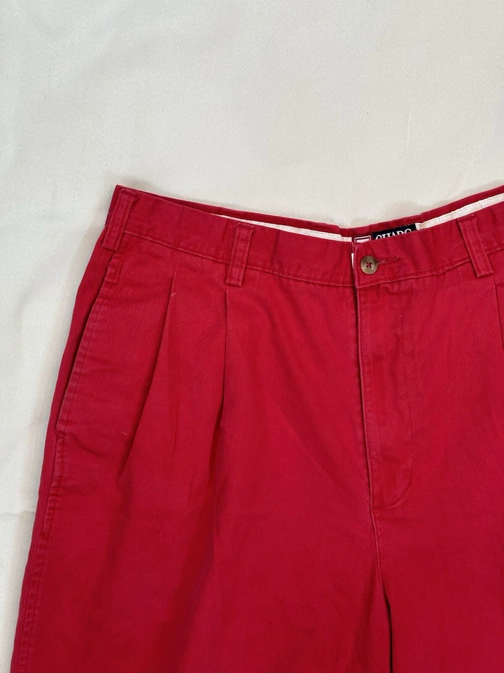 Pantalones Cortos Chinos Chaps Ralph Lauren Para Hombre Nantucket Rojo - Talla 36 Foto 2 de 4