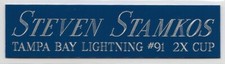 STEVEN STAMKOS TAMPA BAY LIGHTNING NAMEPLATE FO AUTOGRAPHED Signed HOCKEY JERSEY