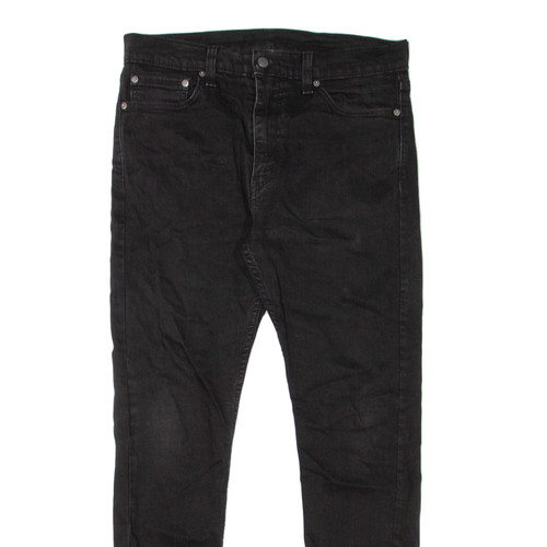 LEVI'S 510 Jeans Mens Black Slim Skinny W33 L932 - Picture 2 of 6