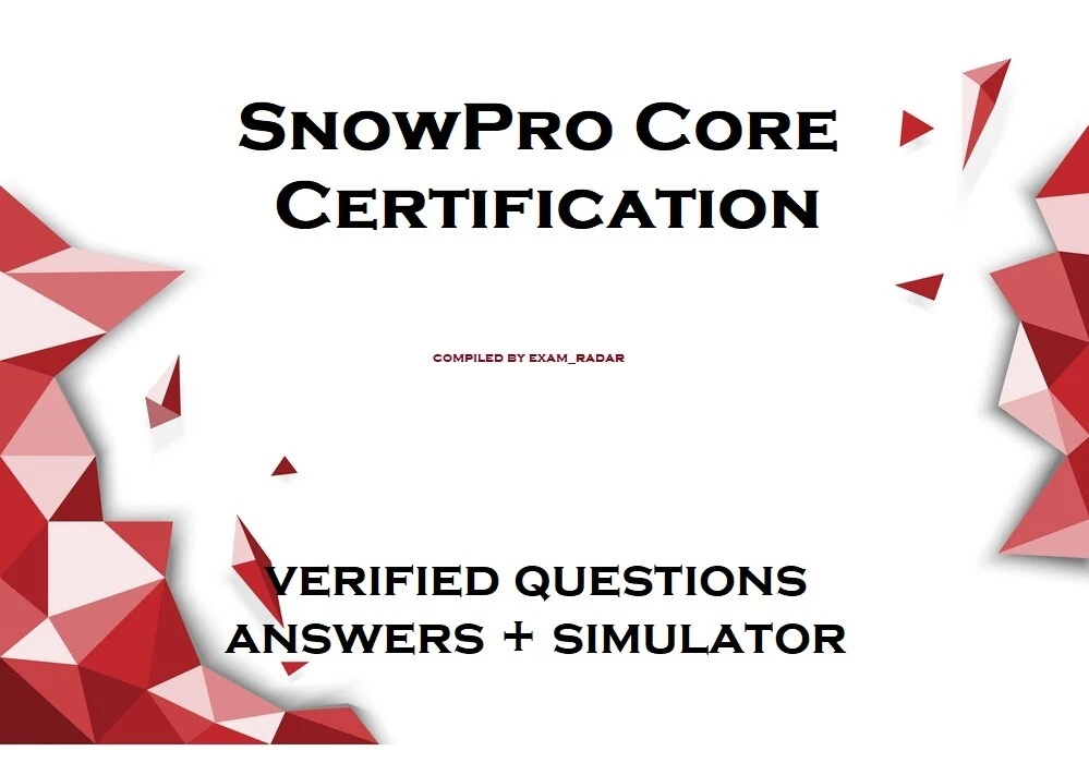 SnowPro-Core Zertifikatsfragen
