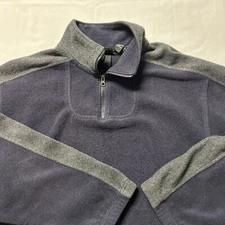 Outdoor Urban Terrain Mens XL Black 2-tone Fleece Pullover Sweater - Pre-owned