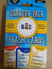  National Spelling Bee Starter Pack Flash Cards 35 Cards Definition Usage Spelli