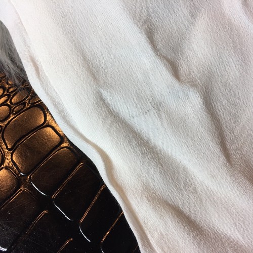 NWT MLM Mlm Label Ivory White Drop Crotch Pants In Size XS Zip Details New - Picture 12 of 12