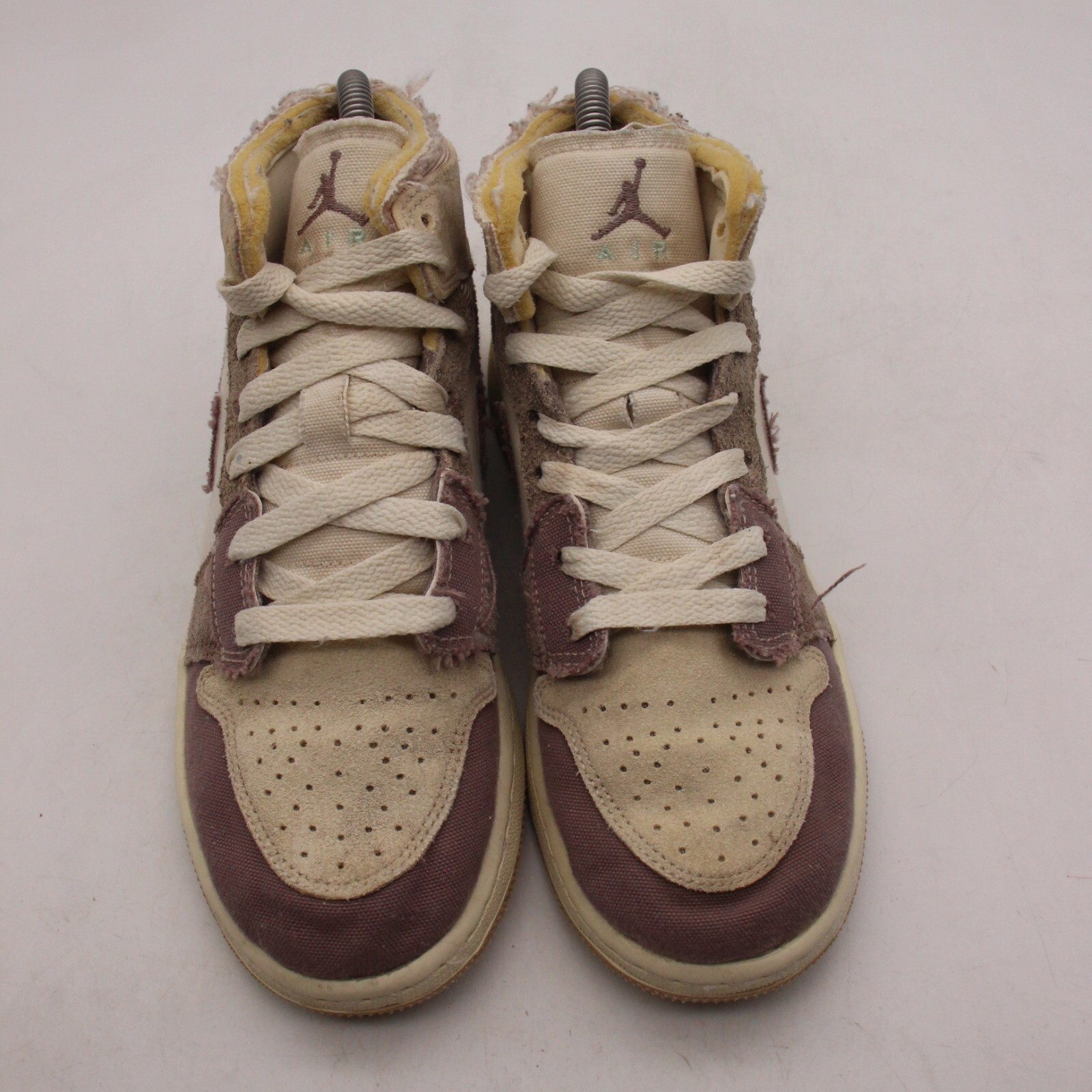 Nike Air Jordan 1 Mid GS SE Craft Youth 5 Women's Size 6.5 Sneakers DZ4466-102 thumbnail 2