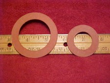 Metal Gas Can 2 Pc. Gasket Set 2.5" o.d. 1.75" o.d. Gaskets