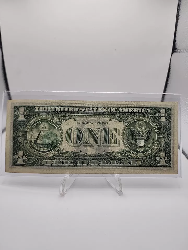1974A $1 Dollar Bill Rare Low Serial Number B00000162B Fancy Serial Numb - Image 2 of 2