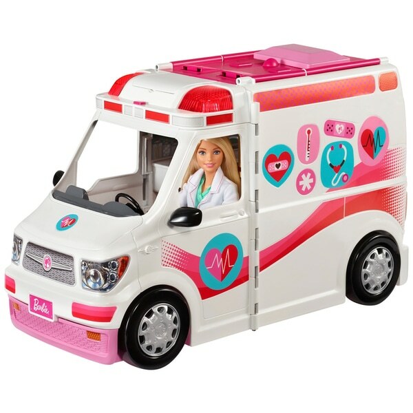 a barbie camper car