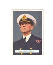 Australian Licorice Card - Notable Persons - No 25 Admiral Colvin