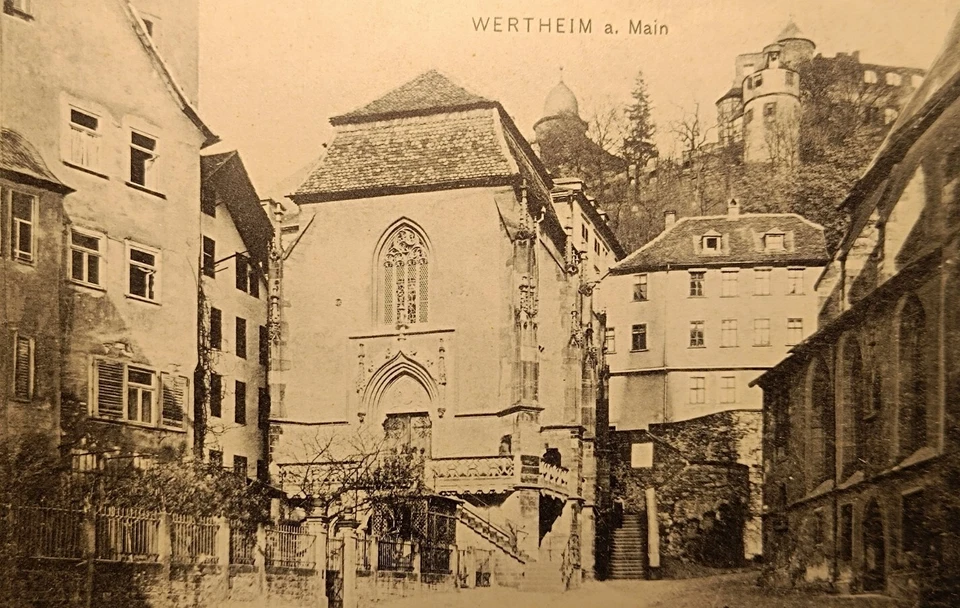 Germany postcard 1910, Wertheim a Main, unused - Image 2 of 3