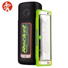 Hohner Rocket Amp Progressive Diatonic Harmonica With Case Key of Bb ROCKA-BB