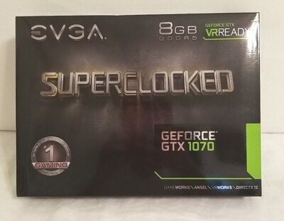 EVGA GeForce GTX 1070 SC GAMING 8GB GDDR5 Graphics Card...