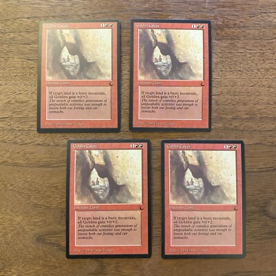 4x Goblin Caves NM+ NEVER PLAYED MTG The Dark Magic x4 1994VINTAGE FAST SHIPPING